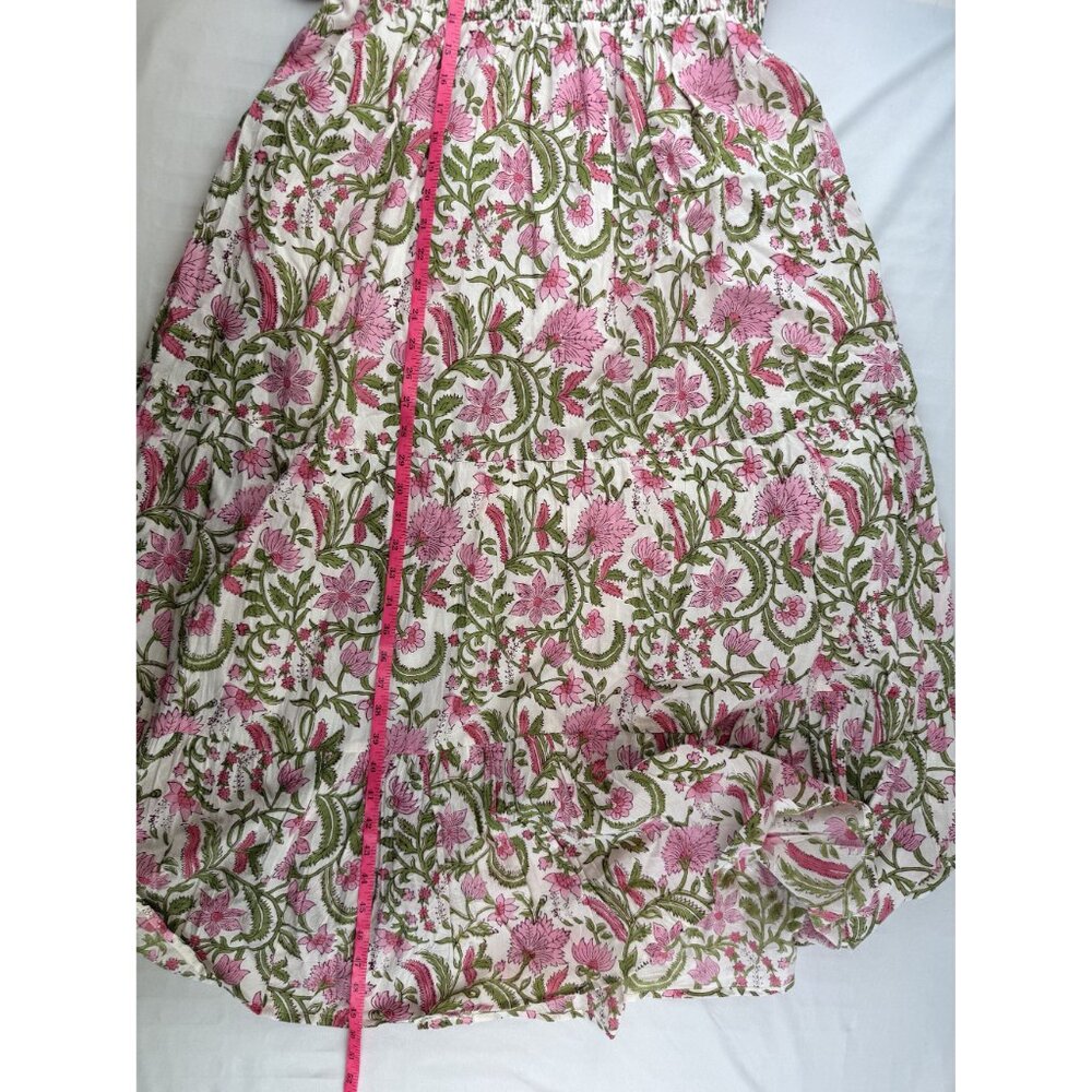 NWT Jude Connally Peony Cotton Voile Dress in Pink Botanical White Large $248 - Picture 11 of 11